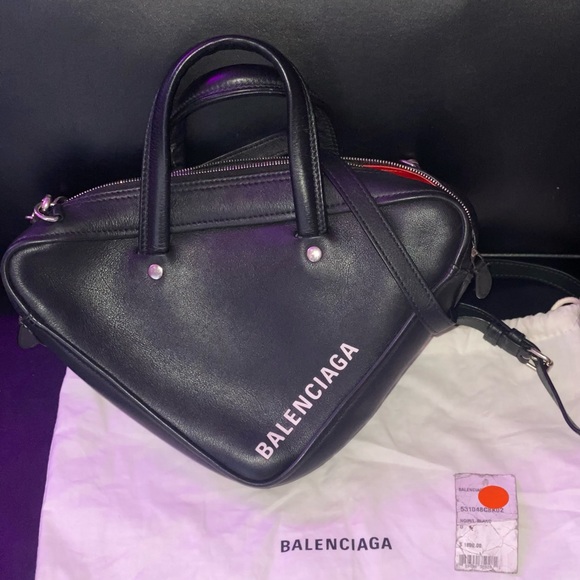 Balenciaga Triangle Bag, Black (Size Small) - Picture 6 of 9